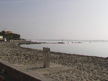 Vista de la playa