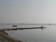Pescando en el Mar Menor